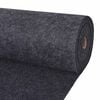 vidaXL Carpet Anthracite 1.2 x 15 m Polyester