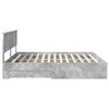 vidaXL Bed Frame Concrete Grey 180 x 200 cm Engineered Wood