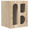 vidaXL Bedside Table ELST Sonoma Oak 40 x 35 x 50 cm Engineered Wood