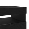 vidaXL TV Cabinet Black Oak 80 x 35 x 40 cm Engineered Wood