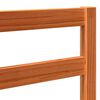 vidaXL Bed Headboard Wax Brown 145.5 x 4 x 104 cm Solid Pine Wood
