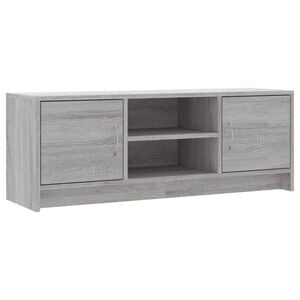 vidaXL TV Cabinet Grey Sonoma 102x30x37.5 cm Engineered Wood