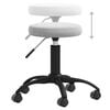 vidaXL Office Swivel Chair Light Grey Velvet