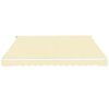 vidaXL Folding Awning Manual Operated 400 cm Cream