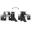 vidaXL Kids'Loft Bed Frame Black 99.5 x 200 cm Metal