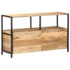vidaXL Sideboard 110x35x65 cm Solid Mango Wood