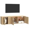 vidaXL 2 Piece TV Cabinet Set Sonoma Oak Engineered Wood