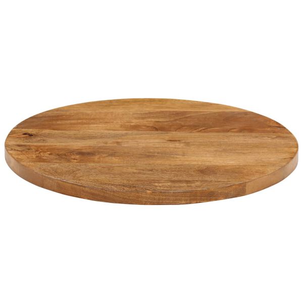 vidaXL Table Top &Oslash; 50x2.5 cm Round Solid Wood Mango