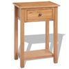 vidaXL Console Table | Brown | Solid oak | Compact | Storage | Console Table