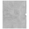 vidaXL Sink Cabinet Concrete Grey 90x38.5x45 cm Engineered Wood