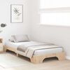 vidaXL Bed Frame Natural 80 x 200 cm Solid Pine Wood