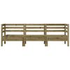 vidaXL Garden Sofa 3-Seater Impregnated Wood Pine