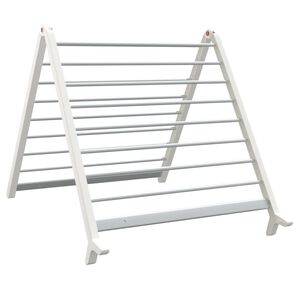 vidaXL Drying Rack for Bathtub Extendable 53-90 cm Aluminium