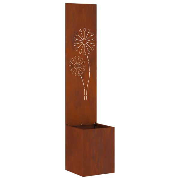 vidaXL Garden Privacy Screen Rusty 32 x 32 x 150 cm Weathering steel