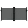 vidaXL Retractable Side Awning Anthracite 120x600 cm