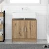 vidaXL Bathroom Cabinet Artisan Oak 63 x 29 x 55 cm Engineered wood