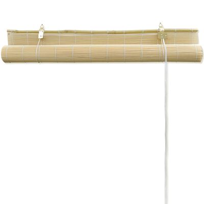 vidaXL Natural Bamboo Roller Blinds 80 x 160 cm