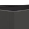 vidaXL Planter Black 62x40x39 cm Steel