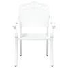 vidaXL Garden Dining Set 5 pcs White Aluminium