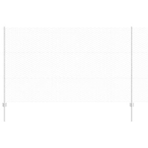 vidaXL Welded Wire Fence 10 x 1.4 m (W x H) Hot-Dip Galvanised Steel
