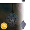 Luxform Solar LED Garden Hanging Light Oriental Myra Blue