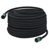 vidaXL Garden Soaker Hose Black 0.6" 50 m Rubber
