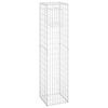 vidaXL Gabion Basket Posts 2 pcs 40x40x180 cm Iron