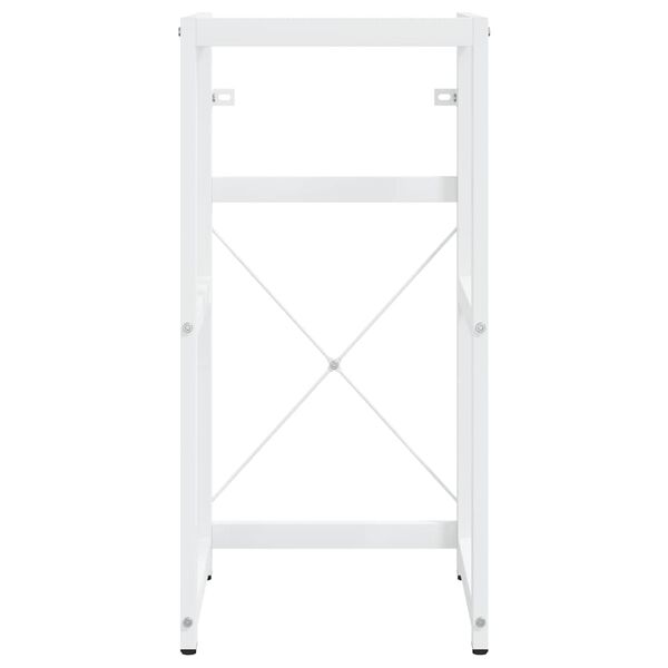 vidaXL Bathroom Washbasin Frame White 40x38x83 cm Iron