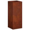 vidaXL Garden Planter Rusty 20 x 20 x 50 cm Weathering Steel