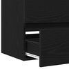 vidaXL Bathroom Sink Cabinet Black Oak 41x38.5x45 cm Engineered Wood