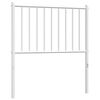vidaXL Metal Replace Headboard White 75 cm