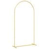 vidaXL Wedding Arch Gold 100 x 39 x 200 cm Steel