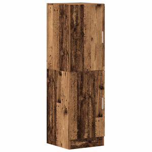 vidaXL Kitchen Cabinet Old Wood 38x41.5x131.5 cm Engineered Wood