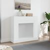 vidaXL Fireplace Surround White 100x30x87.5 cm Engineered Wood
