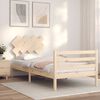vidaXL Bed Frame without Mattress 90x200 cm Solid Wood