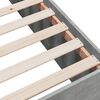 vidaXL Bed Frame without Mattress Concrete Grey 140x200 cm