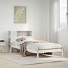 vidaXL Bookcase Bed without Mattress White 100x200 cm Solid Wood Pine