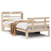 vidaXL Bed Frame with Headboard without Mattress 75x190 cm Small Single