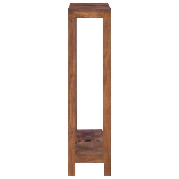 vidaXL Plant Stands 2 pcs 25x25x100 cm Solid Teak Wood
