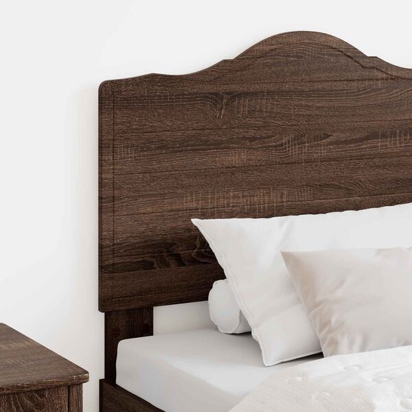 vidaXL Headboard with Headboard Brown Oak 75 cm Engineered wood