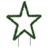 vidaXL Christmas Light Decoration with Spikes Star 80 LEDs 60 cm