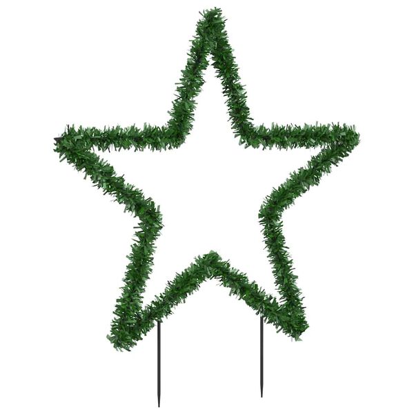 vidaXL Christmas Light Decoration with Spikes Star 80 LEDs 60 cm