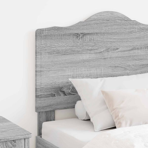 vidaXL Headboard with Headboard Grey Sonoma 75 cm Engineered wood