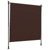 vidaXL Outdoor Roller Blind Brown 120 x 270 cm