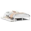 vidaXL Bed Frame without Mattress White 160x200 cm Solid Wood Pine