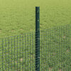 vidaXL Fence and Post Green 0.5 x 25 m Steel