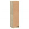 vidaXL Highboard with Glass Door Sonoma Oak 35x37x142 cm
