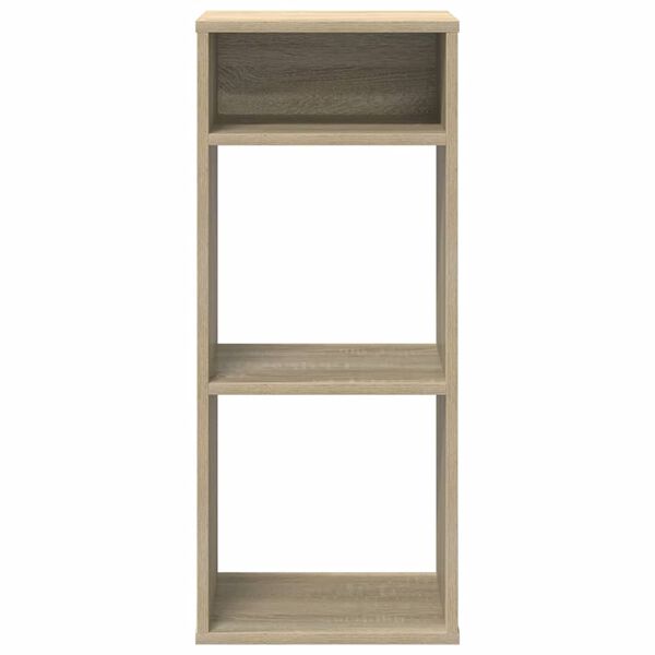 vidaXL Book Cabinet Sonoma Oak 34x31x80 cm Engineered Wood