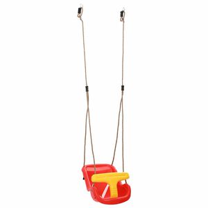 vidaXL Baby Swing Red 36 x 43 x 42 cm Plastic