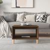 vidaXL Coffee Table Brown Oak 60x50x40 cm Engineered Wood